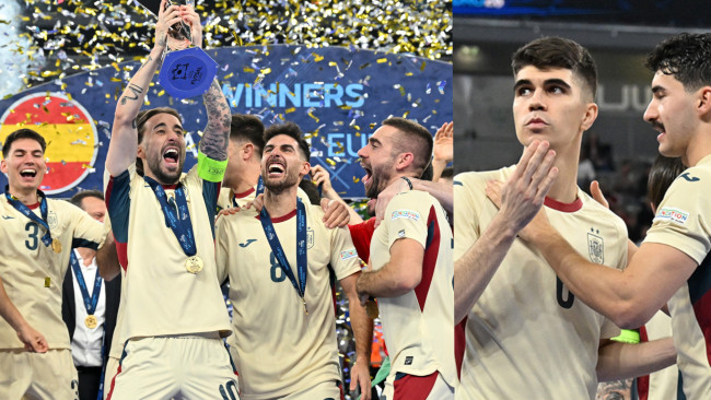 Hiszpania pokonuje Portugalię, zdobywając ósme tytuł mistrza Europy UEFA w futsalu