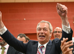 To walka człowiek kontra kosza, gdy Farage staje do walki z hrabią Binface'em