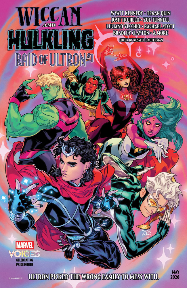 Aby uczcić nadchodzący Miesiąc Dumy, Marvel prezentuje nowy komiks z udziałem Wiccana i Hulklinga